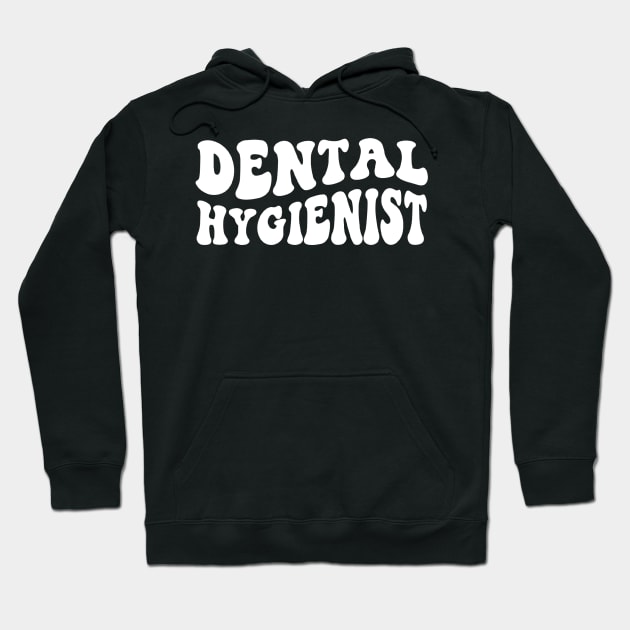 Dental Hygienist - Dentist Retro Dental Hygienists Hoodie by fromherotozero